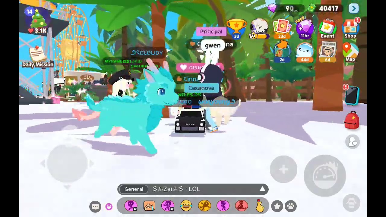 today i meet cinna gwenny! (btw y uguisuanko calling me lol) 