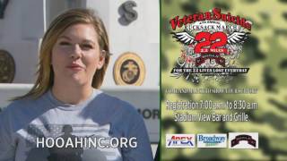 4th HOOAH WI 22 Mile Veteran Suicide Awareness March PSA