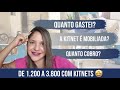 QUANTO GASTEI? KITNET MOBILIADA? QUANTO COBRO?