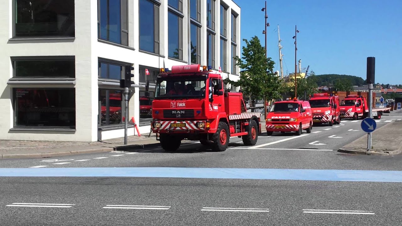 Beredskab på rundtur i Aalborg.