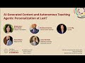 AI & Autonomous Teaching Agents: Personalized Learning π€