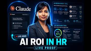 I Used Claude AI to Build a Recruitment Tool in 10 Minutes - LIVE Proof | AI ROI in HR