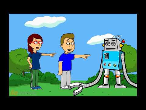Garrick Turns Into A Robot And Gets Grounded