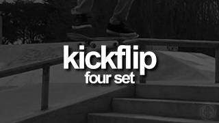 Kickflip - Four Set: First-Person Skateboarding.