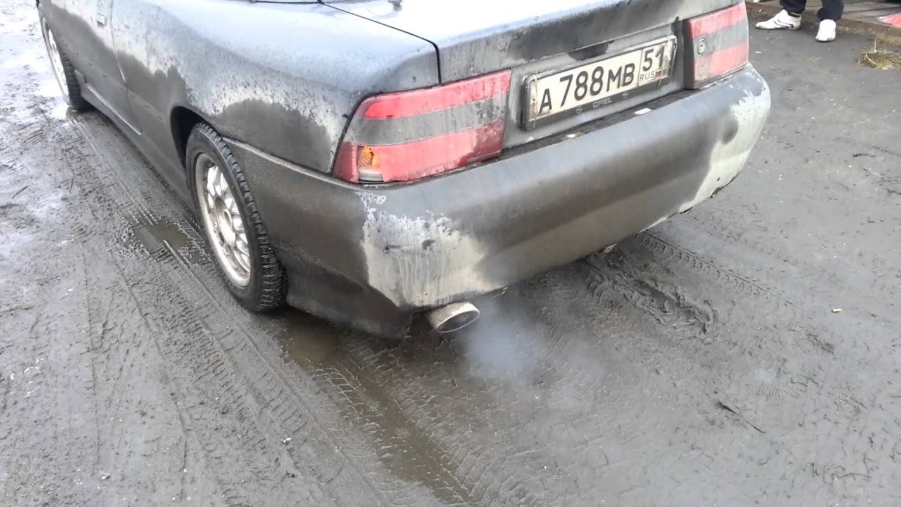 Опель калибра выхлоп - YouTube