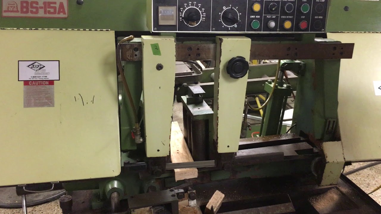 KBC Automatic Horizontal Band Saw YouTube