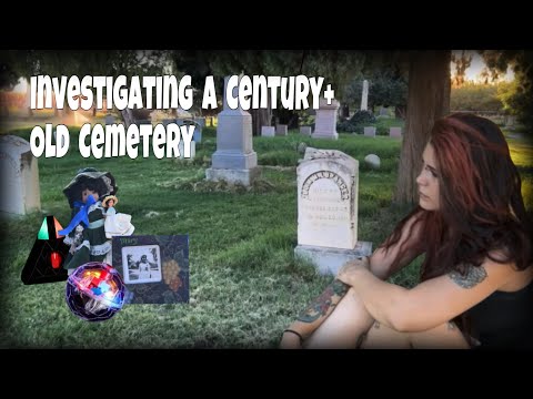 Investigating a Cemetery over a Century old (PARANORMAL ACTIVITY CAUGHT ON CAMERA)