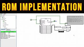 Logisim Combining ROMs to increase word size and capacity - Part 3