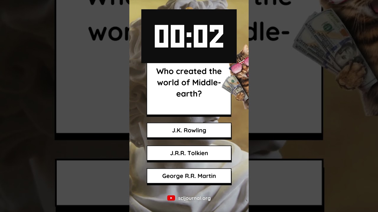 Who Created Middle-earth? - Fantasy Worlds Quiz🧙🌍 