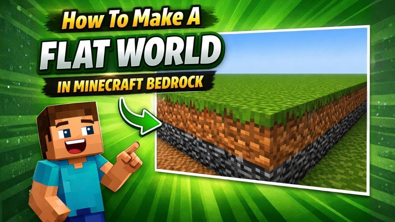 How To Make A Flat World In Minecraft Bedrock