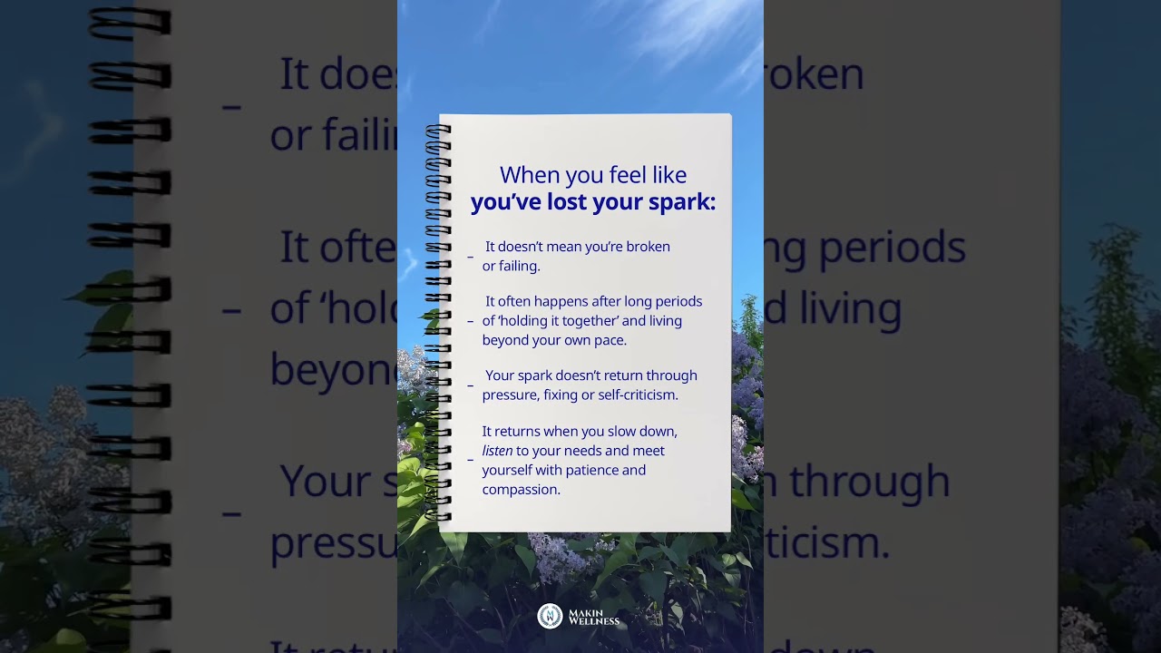 Feeling like you&rsquo;re losing your spark #shorts #shortsvideo #mentalhealth