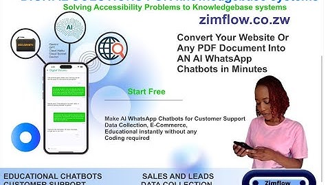 How to Make a WhatsApp Ai Chatbot in Zimflow and Voiceflow