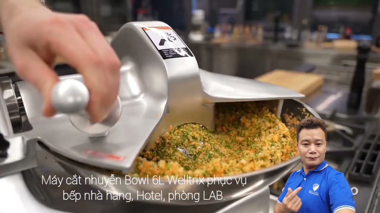 Máy cắt nhuyễn Bowl 6L Welltrix