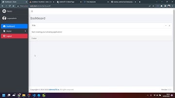 Aplikasi Pencatatan Resto - Instalasi Adminlte (Template Admin Bootstrap) di Projek Laravel