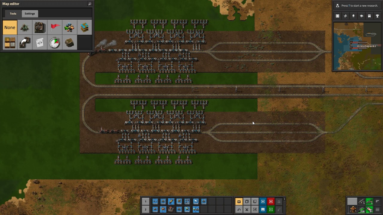 5GW Nuclear - Train water loading using 2,8 trains!