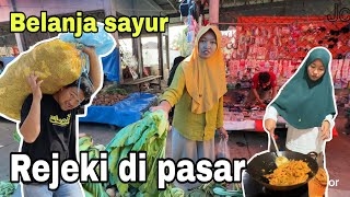 REJEKI BELANJA KE PASAR⁉️ BAWA PULANG SATU KARUNG 
