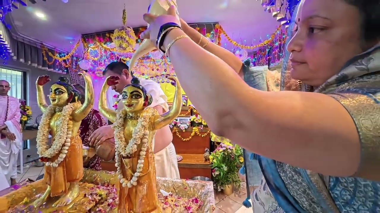 Sri Gaura Nitai 50th Anniversary - Abhisek (ISKCON Brisbane)