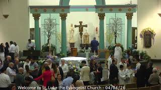 April 4, 2026 -  7:30 PM - Holy Saturday - Easter Vigil Mass