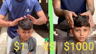 1$ Head massage VS $1000 Head massage