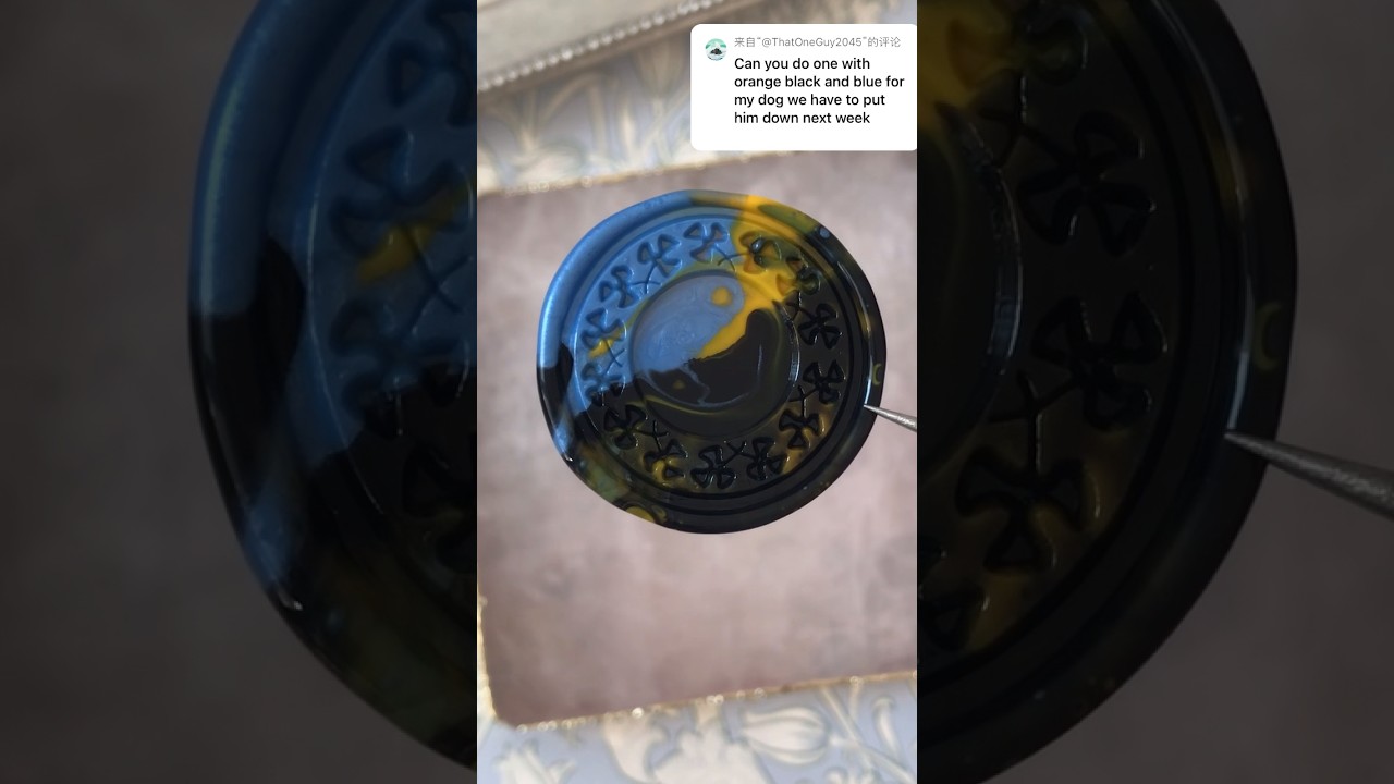 Orange black and blue 