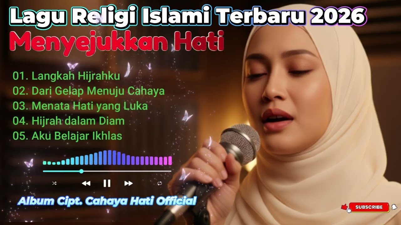 Lagu Religi Islami Terbaru 2026 | Penenang Hati, Penyejuk Jiwa | Album Langkah Hijrah