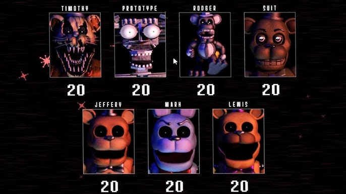 Fixed nightmares/fredbear and frindys\