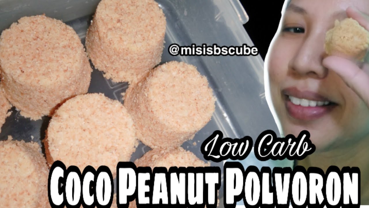 Low Carb LC Keto Coco Peanut Polvoron Easy Recipe Philippines | Misis B's Cube 🇵🇭