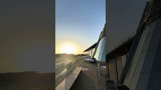 Skid pad in the sunset  #mercedesbenzworld #mercedes #amg #weybridge #automobile #cars