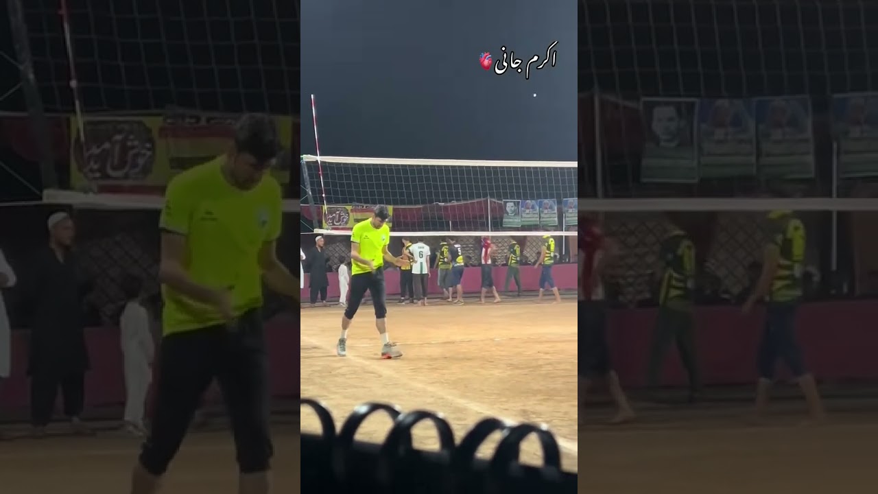 Akram Jani|Pakistan volleyball Star|Warmup Spike Monster