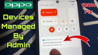 Device Managed by Admin Reset | How To Remove Device Managed By Admin | Resetting Soon Problem Solve