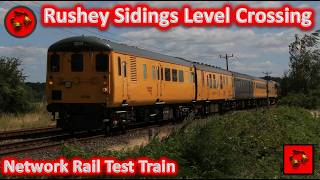 Network Rail DBSO, 9708 and Europhoenix Class 37, 37424 (Rushey Sidings Level Crossing)