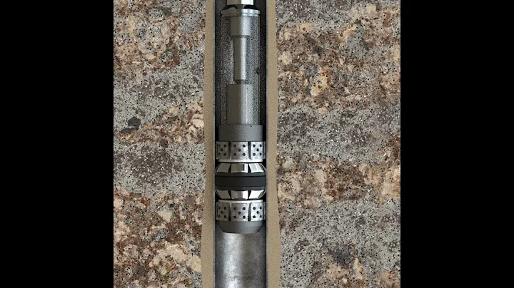 Bridge Plug being set.