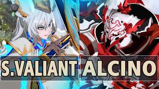 GBVSR:🔥Silver Valiant (Ilsa) Vs ALCINO (Vaseraga)🔥| High Level Gameplay.