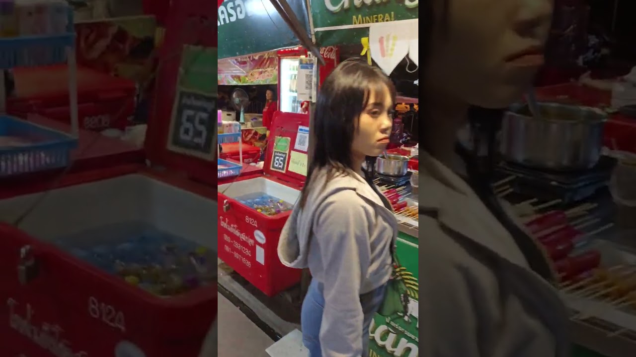 Buriram Night Market Street Food ตลาดช้างไนท์เซาะกราว, Thailand 🇹🇭(1)