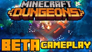 !Minecraft Dungeons Beta Gameplay! This game is AWESOME! screenshot 2