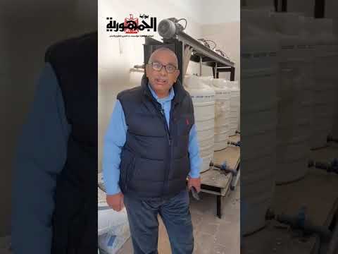 ضمن مبادرة حياة كريمة اللواء عماد كدوانى محافظ المنيا يتفقد محطة مياه الشيخ