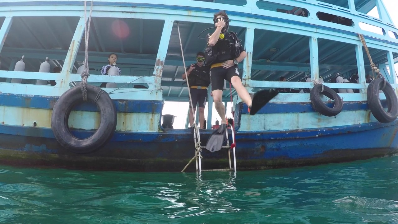 Advanced Open Water Training Day 1, Koh Tao, Thailand Vlog: Folan Finds Trip Around the World Day 59