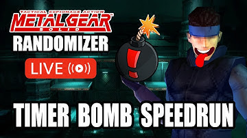 MGS1 Item Randomizer TIMER BOMB LIVE - Ep.1