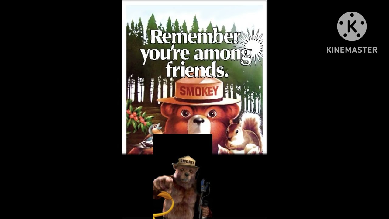 Gametoons five nights at winterfaire motion posters: Smokey the bear