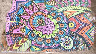 Antistress coloring page ASMR Relaxing Sound (no talking) Satisfyng ASMR Video