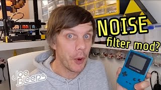 Game Boy Color noise reduction filtering capacitor mod screenshot 4