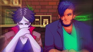 EMO VAMPIRE AND WOLF DUDE WITH MUSCLES!! | Coffee Talk (Part 2) screenshot 4
