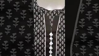 This Simple Kurti Design Will Make Your Dress Look Premium! 🤍 #shorts