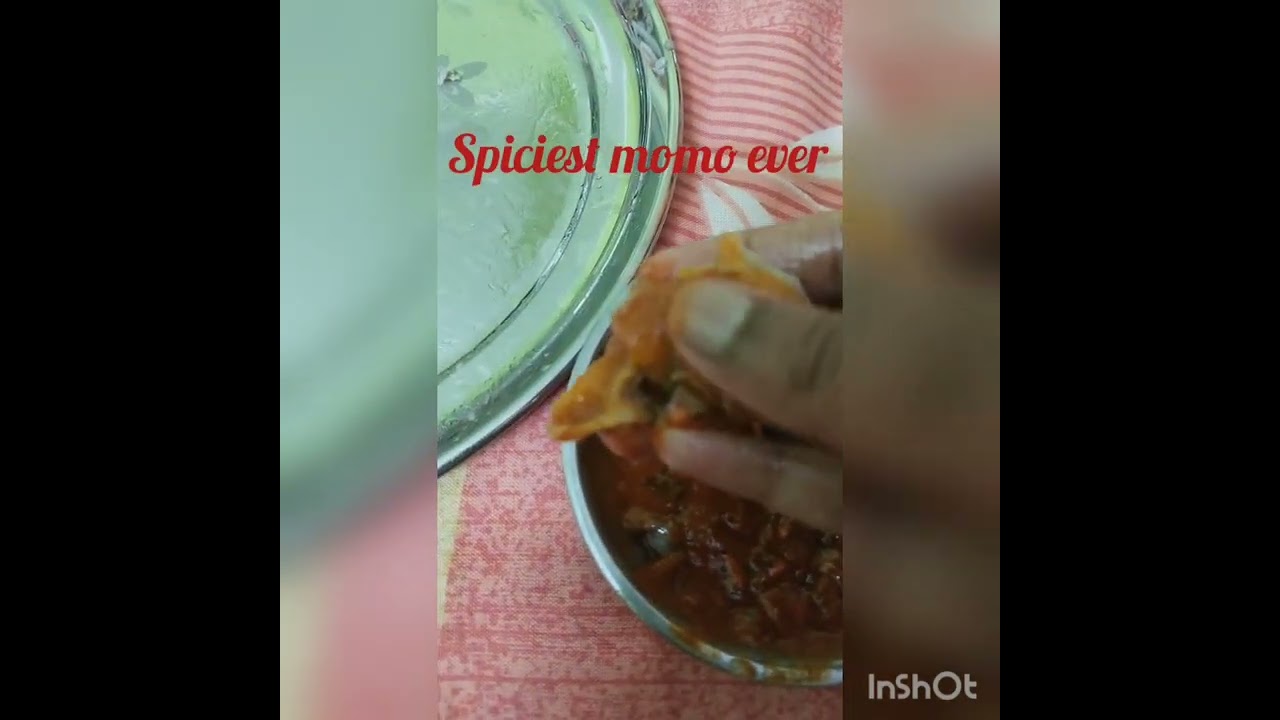 spiciest momo ever try it