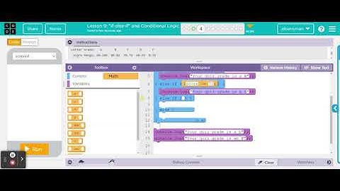 Code.org - Event-Driven Programming in App Lab: "if-else-if" and Conditional Logic #4