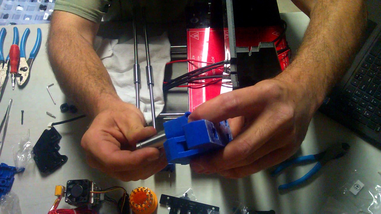 Geeetech Prusa i3 Pro B 3D Printer Assembly Step 14 & 15 - YouTube