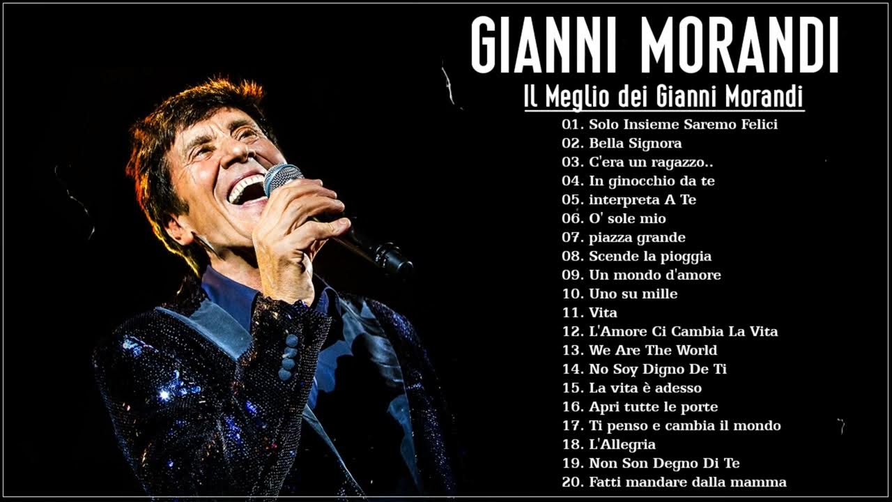Gianni Morandi Live - Gianni Morandi Greatest Hits Full Album - Gianni