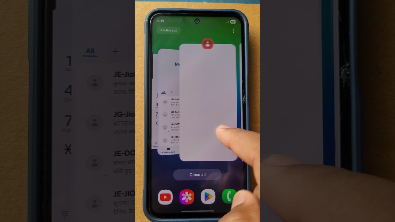 Samsung m35 Home up task changer Customizetion