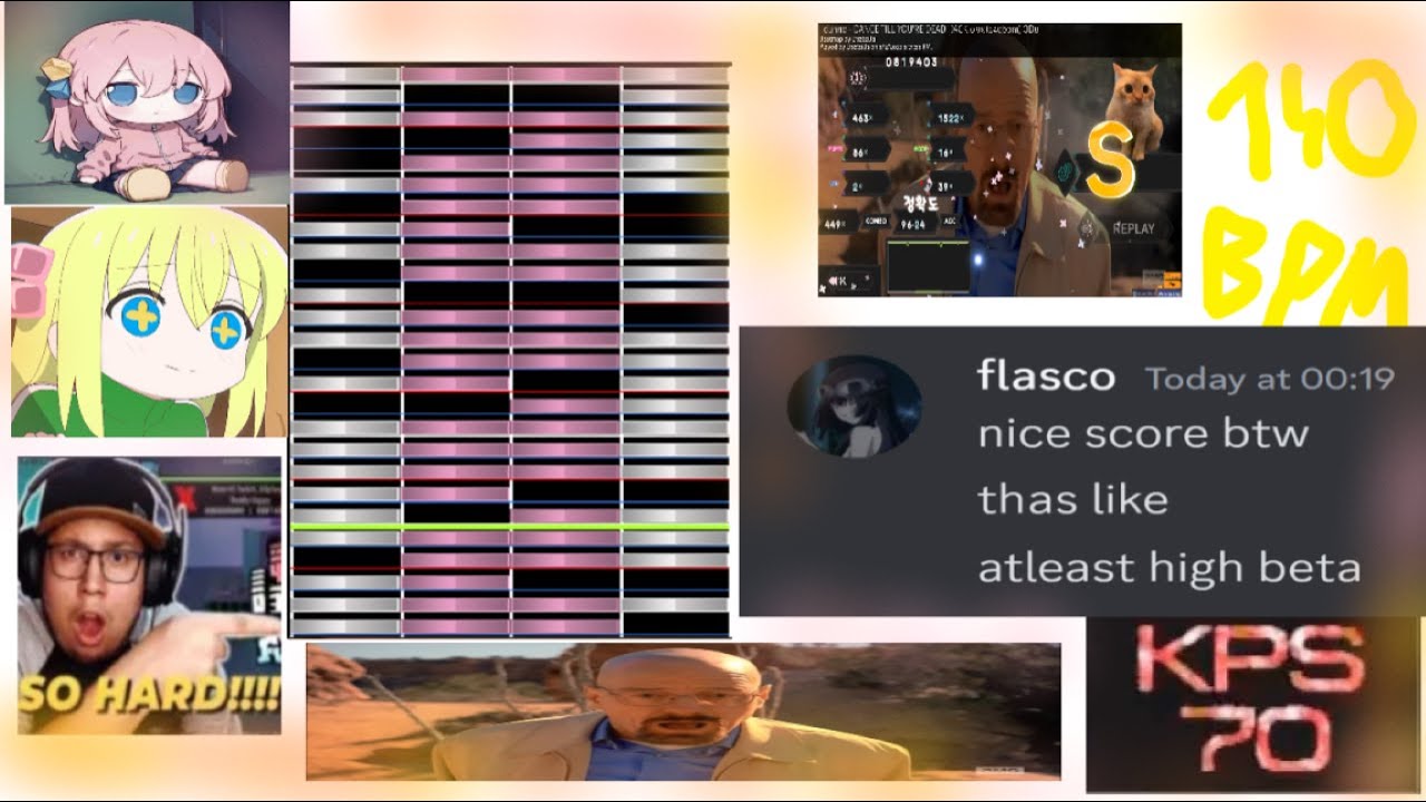 DANCE TILL YOU'RE DEAD 0.9x (140bpm CJ) 96.24% 819k 39x miss 3.29 ratio