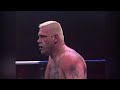 Musclehead knocked the wrestler out! HUGH UPSET KO! The battle of two giant heavyweights!